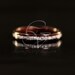 Ebony Wooden Ring with Pearl Inlay