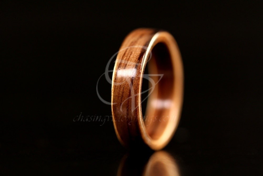 Black Limba Bentwood Wooden Ring