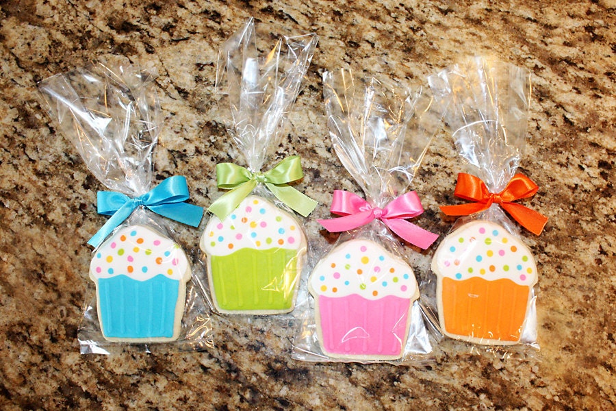 Bright Cupcake Cookies