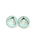 NATURE JEWELRY / maple seed Sky blue - Aqua Blue Spring fashion Easter style - tt team - Nature Earrings