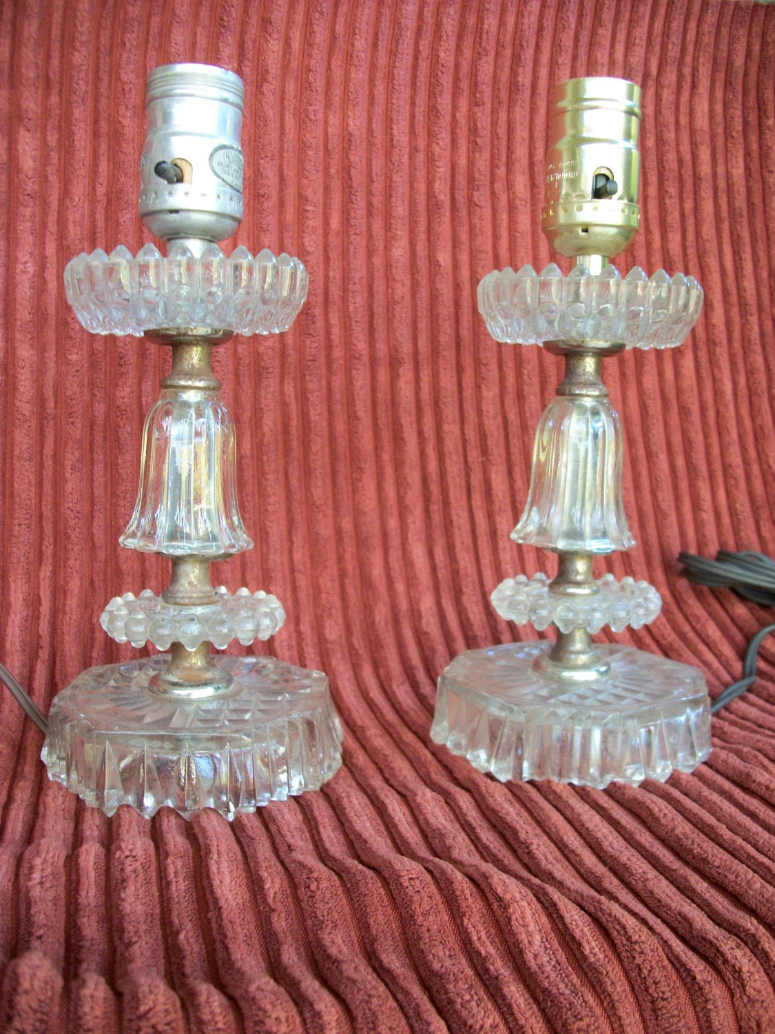 Tiny Table Lamps on Sale Glass Boudoir Lamps  Small Table Lamps  Bedside Lamp