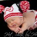 Crochet Cheerleader hat, Football hat, Great Photo Op, Newborn
