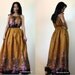 Sleeveless Paisley Flower Print Elegant Maxi Long Summer Dress : My Summer Love Collection