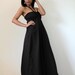 Black Maxi Dress - Sexy Strapless Long Cotton Maxi Dress : New Cutie & Sexy Collection