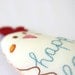 Fabric Soft Chicken with Blue Easter Detail Easter Gift