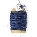 Sisal cord . royal blue . navy .15 yards . string . rope . 1mm . thin. natural . deep blue . ocean blue . twine . wrapping cord . rustic