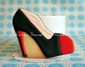Shoe Cookies-Designers Shoe Cookies-Fashion Cookies-Gift for Bridesmaid-Party Favor Birthday-Bridal Shower Favors