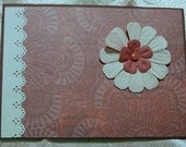 Rose and Pink sympathy Card  20120132