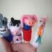 knit animal finger puppets set of 7.Get 15% off with coupon HAPPYMUSING.