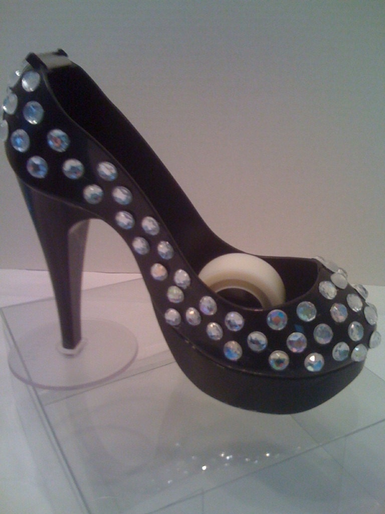 Sparkling High Heel Shoe Tape Dispenser