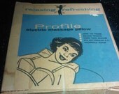 Vintage Electric Massage Pillow washable cover retro