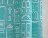 Knock Knock hand printed fabric quarter