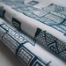 HUTS hand screen printed fabric