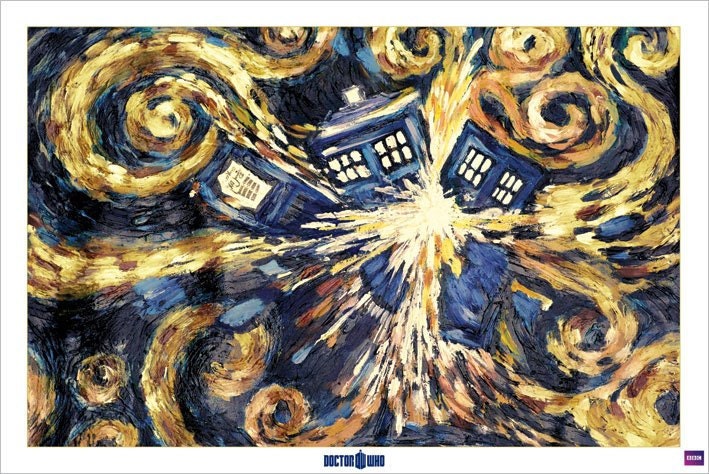 LADIES Doctor Who Exploding TARDIS T-Shirt