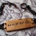 LAST ONE The Hunger Games Inspired "Real Or Not Real" Handstamped Bracelet