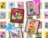 EASTER DIGITAL SCRABBLE ReTRO Printable Images pendants magnets paper goods journaling Crafts Card 301s