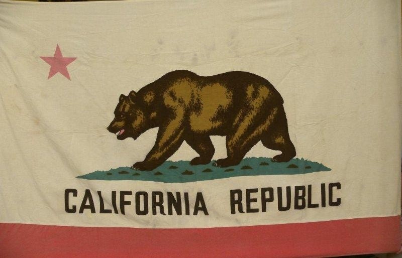 Items similar to Full Size Vintage California Republic Flag on Etsy