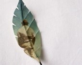 Custom made Himalayan strawberry tree leaf made of cotton printed with your photograph