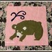 Woodland Animal Quilt Block Pattern "Bear"