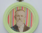 SALE . . . FATHER, altered painted vintage photograph