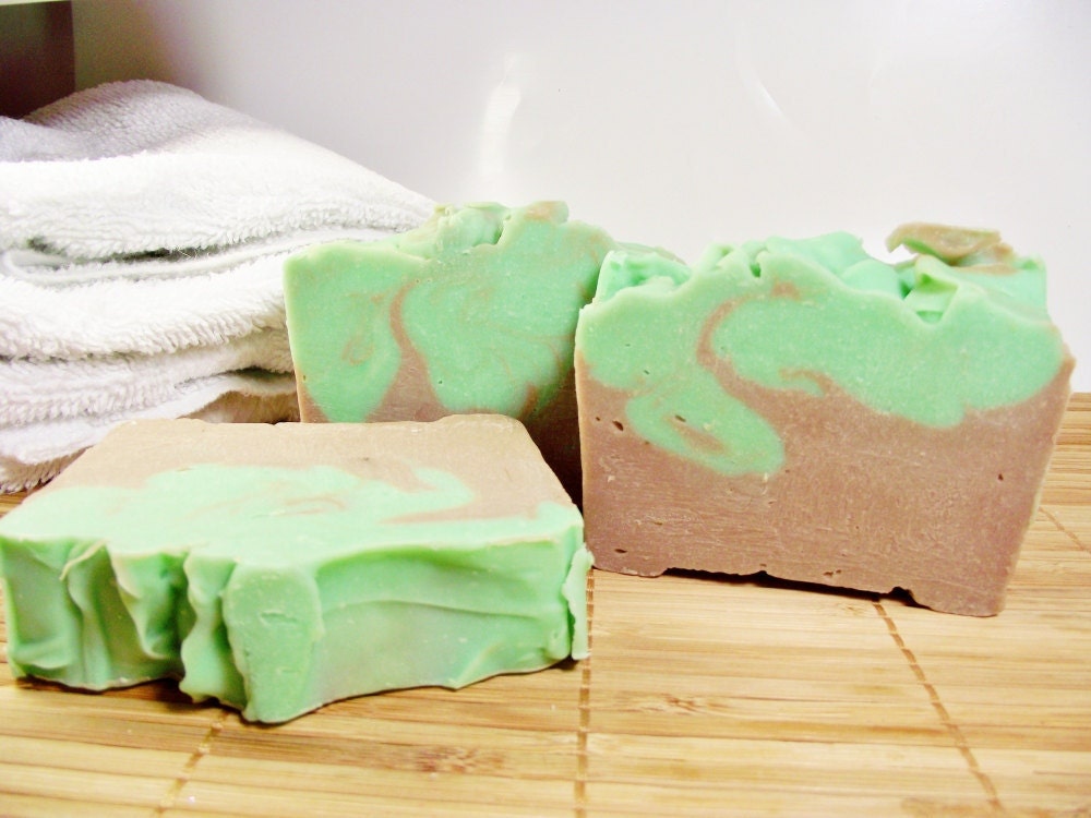 Green Tea Scented Shower and Bath Natural Soap