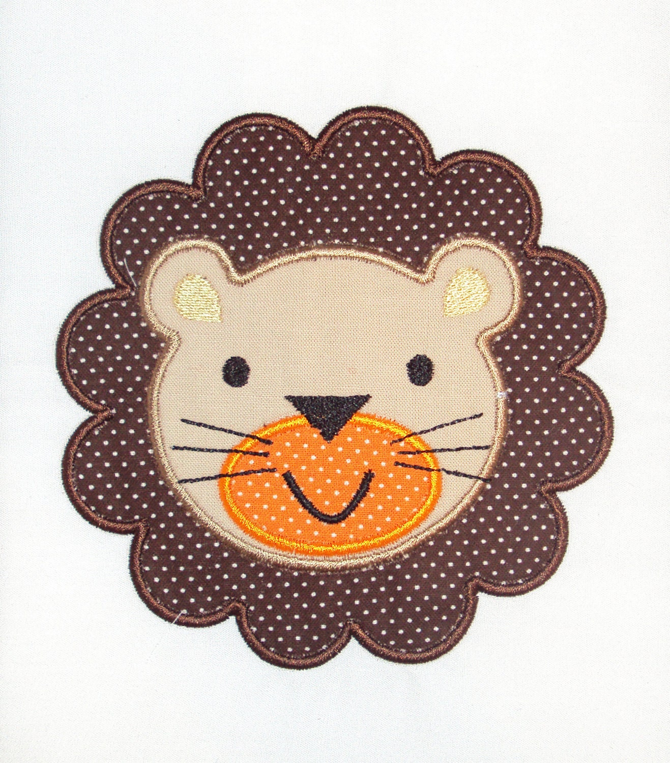 Baby Lion Embroidery Design Machine Applique by theappliquediva
