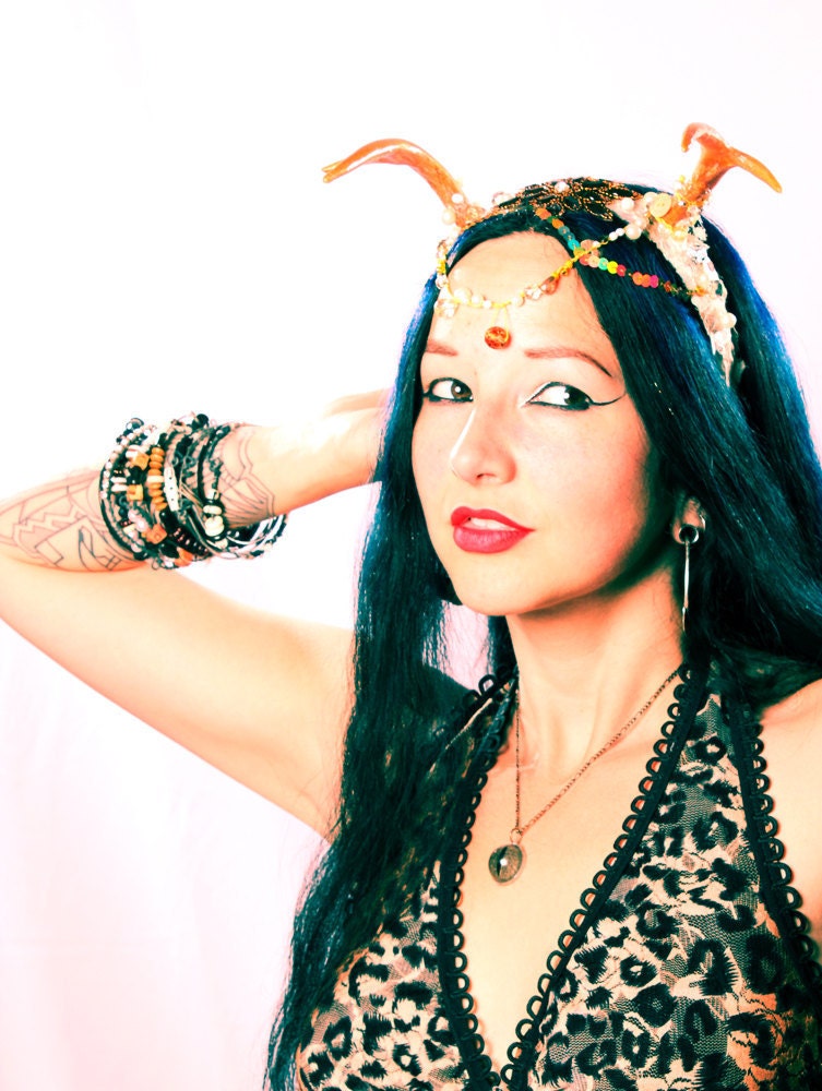 Tribal Bangle Stack Bracelets perfect for you Gypsy Free Spirit Types, Belly Dance, Summer festivals Bohemian patina beads earth tones