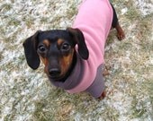 Pink and Grey Custom Polartec 300 Dog Snowsuit