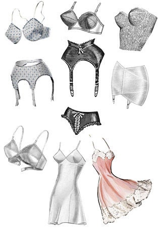 Invisible woman lingerie