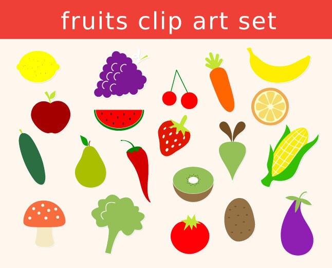 free clip art for fruit and vegetables - photo #39
