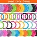 BUY 2 GET 2 FREE - Sweet Circle Labels - 40 Polka Dot Labels Tags Pack