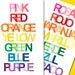 Rainbow Colors Art Prints in English & Spanish - (2) 11 x 17 Posters