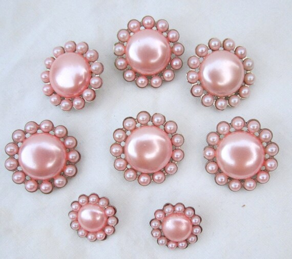 shabby chic decorative pink buttons by cozycottagechic on etsy shabby chic decorative pink buttons by cozycottagechic on etsy