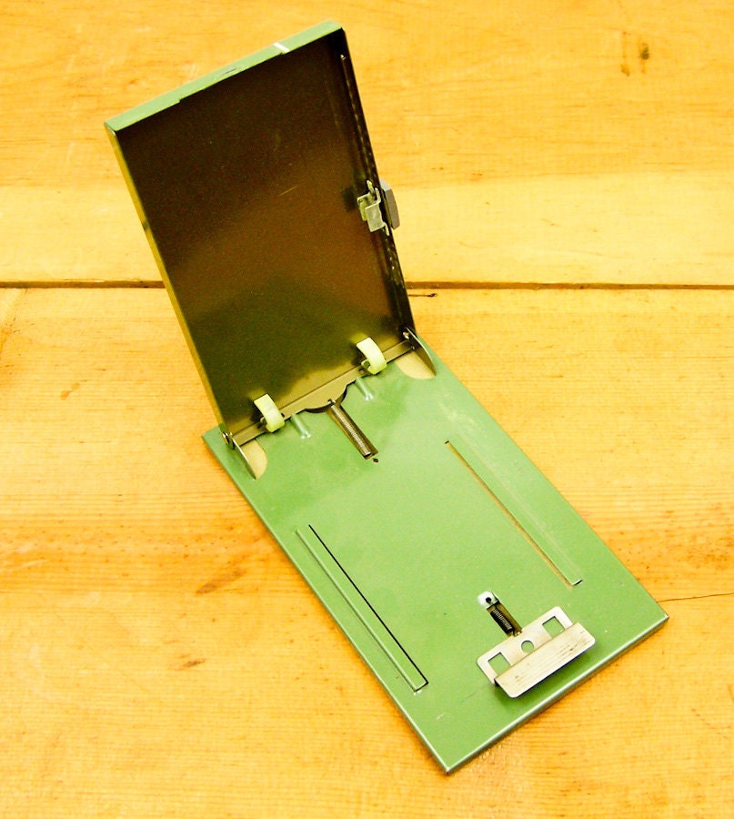 Vintage Address Finder Dark Green Desk Top