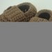 Baby Boy Button Loafers - Brown & Dark Brown Booties
