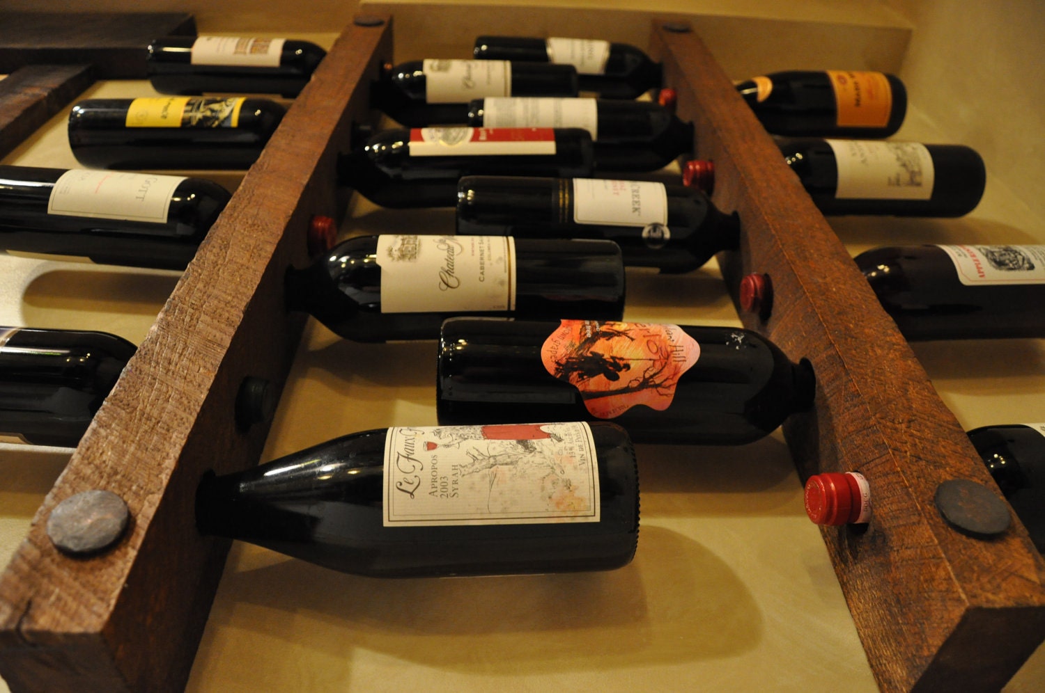 8 Bottle Tuscan Wine Racks, Set of 2