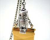 2 Owl Post Necklaces with Hogwarts Acceptance Letter - Harry Potter