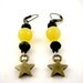 Hufflepuff House Magic Earrings