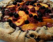 Peach & Raspberry Galette