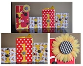 Custom Decor Blocks- Minnie/Mickey Mouse