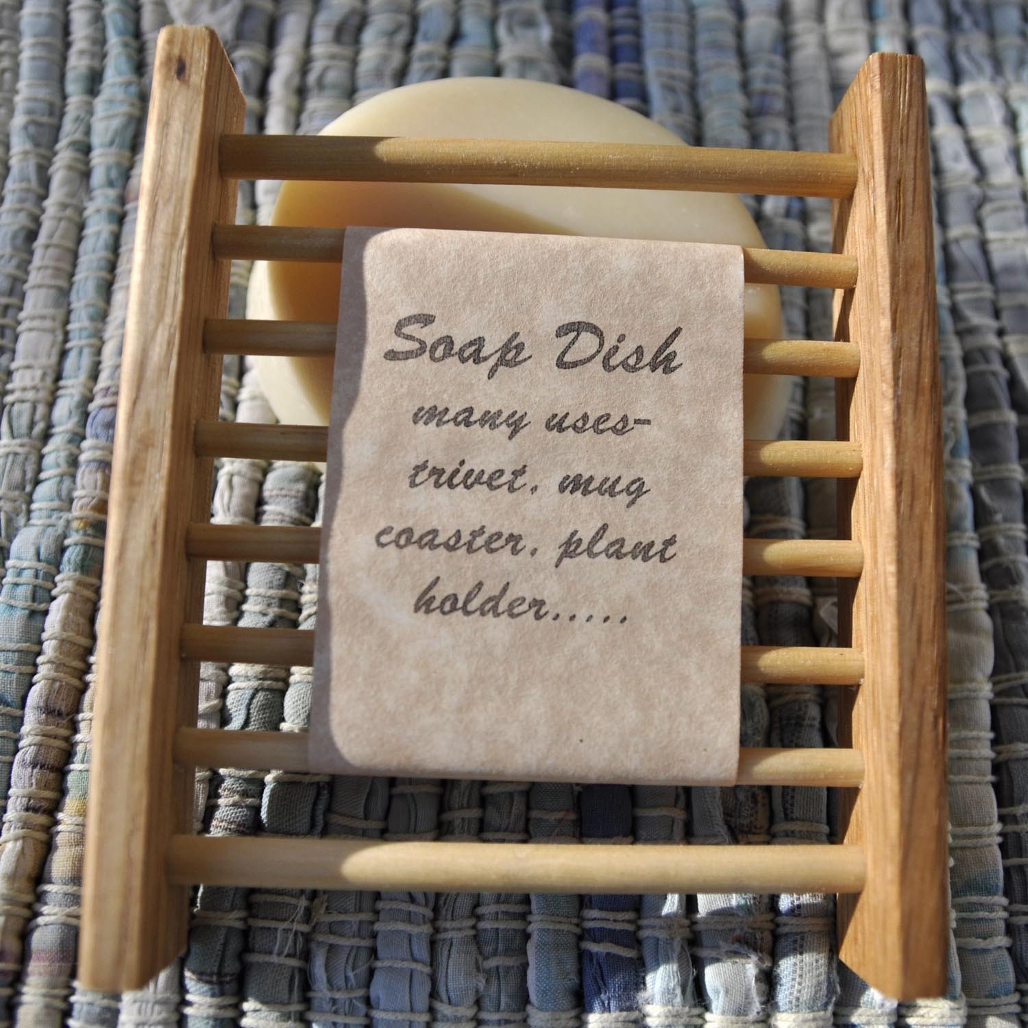 Handmade Wood Soap Dish