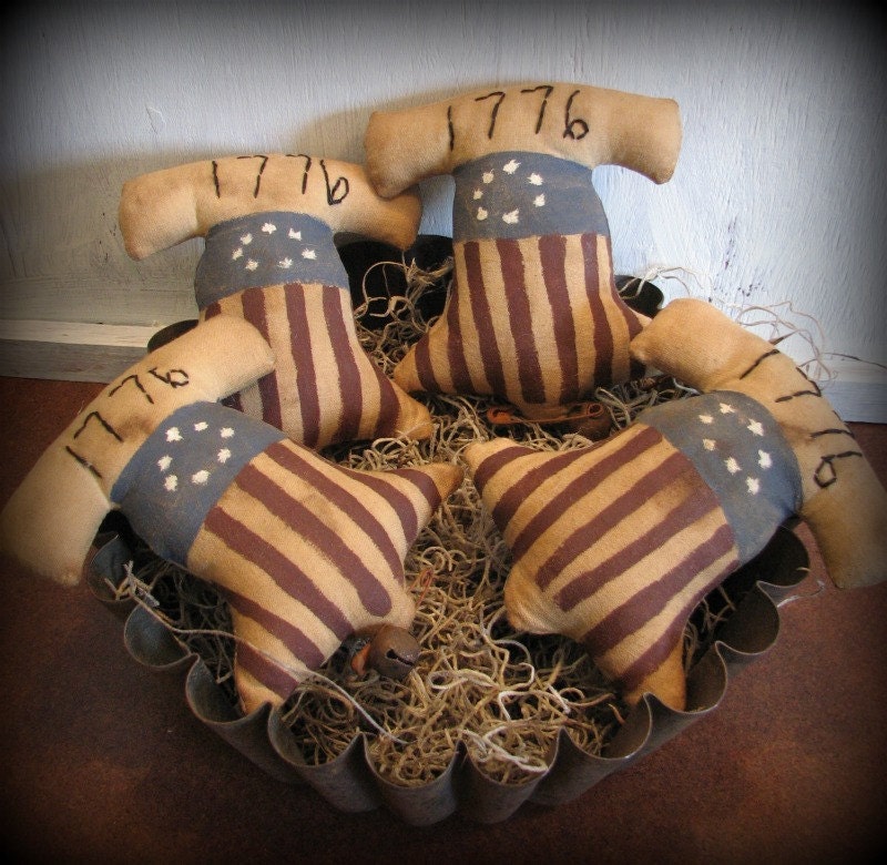 Primitive Americana Liberty Bell Patriotic Home by ThatSallie