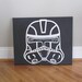 star wars art . 4 -16x20's . hand painted originals .
