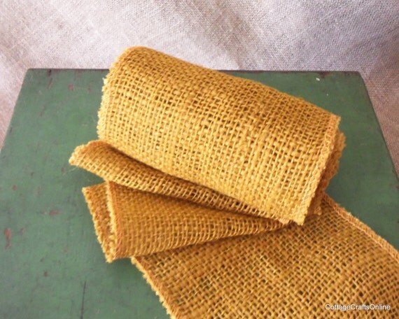 length CLEARANCE table 10 natural  ft table runner wide foot SALE  Mustard table runner for Jute 8