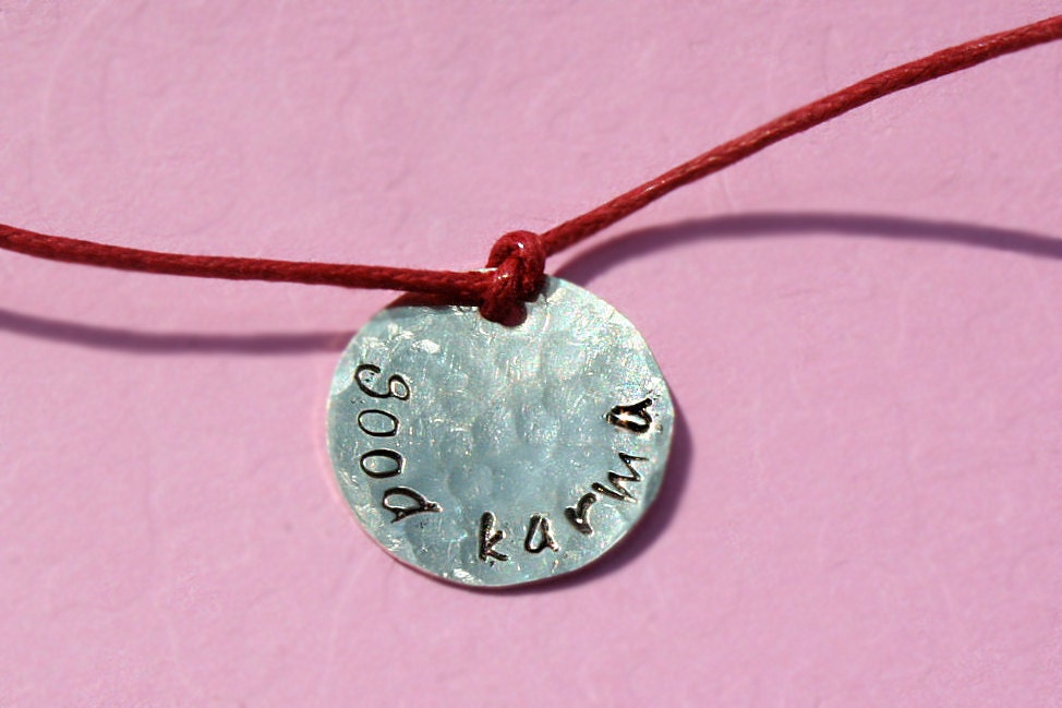 Tiny Tokens Hand Stamped Custom Personalized Charm Bracelet by Three Little Pixies Boutique