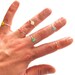 Confetti ring 'you only need one confetti to remember the party...' sterling silver