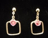 Descrete steam punk earrings