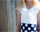 Girl's Dress Sewing PDF Pattern - The Big Girl Eden Dress Size 6-10
