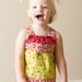 Girl's Top PDF Sewing Pattern - The Chelsea Ruffle Top Sizes 18m-5T