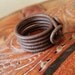 Womens Western Ring Band of Rustic Vintage Ranch Wire